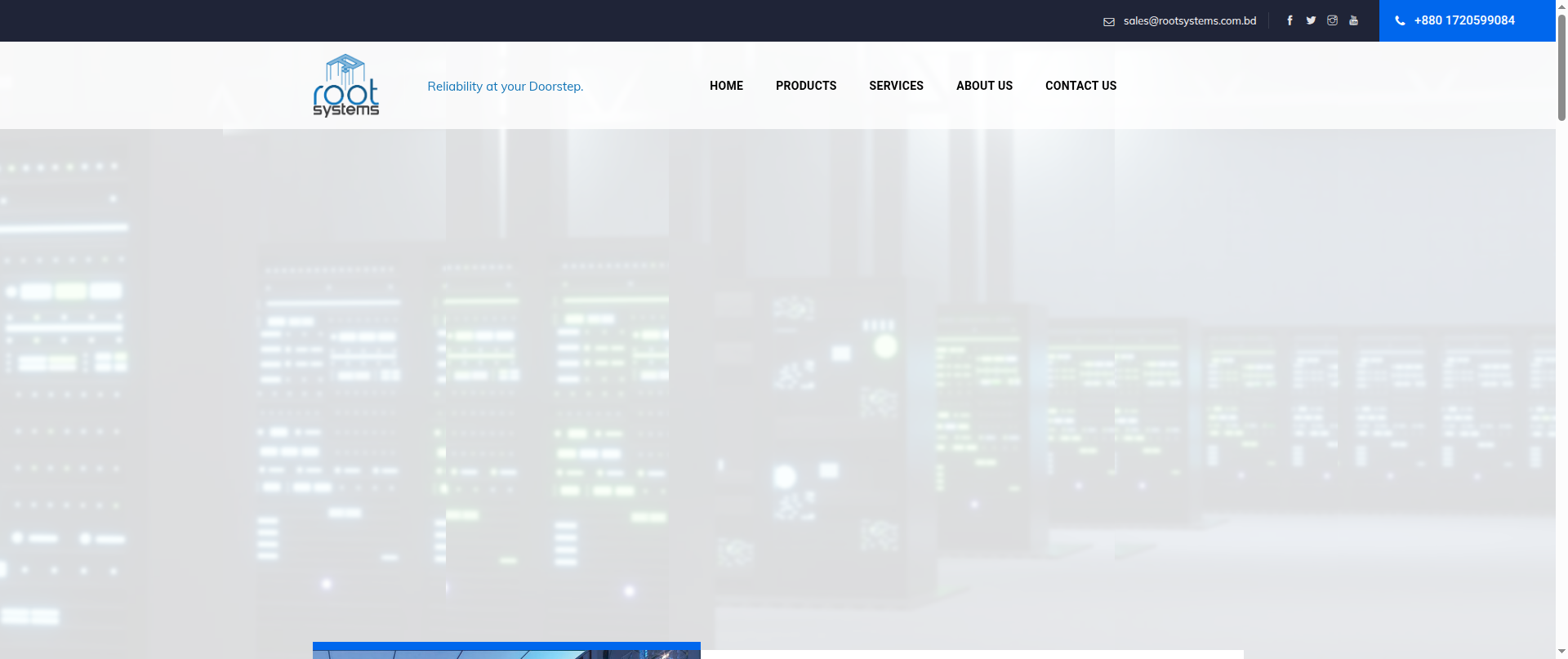 Screenshot of rootsystemsbd.com