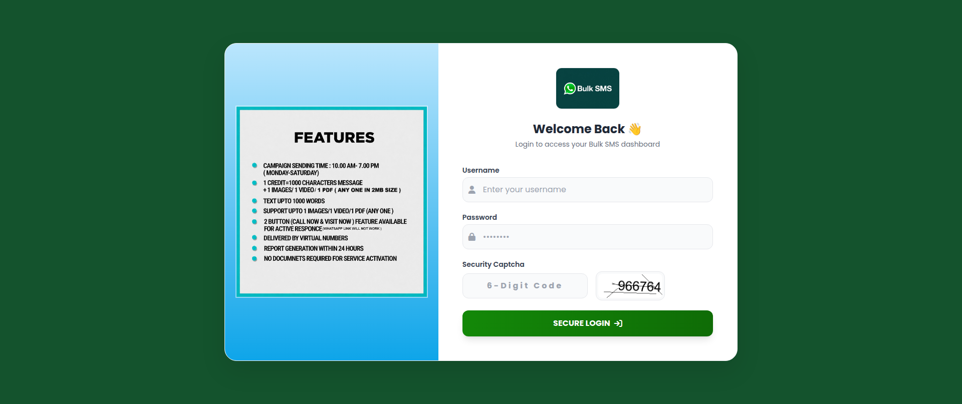 Screenshot of smswt.in