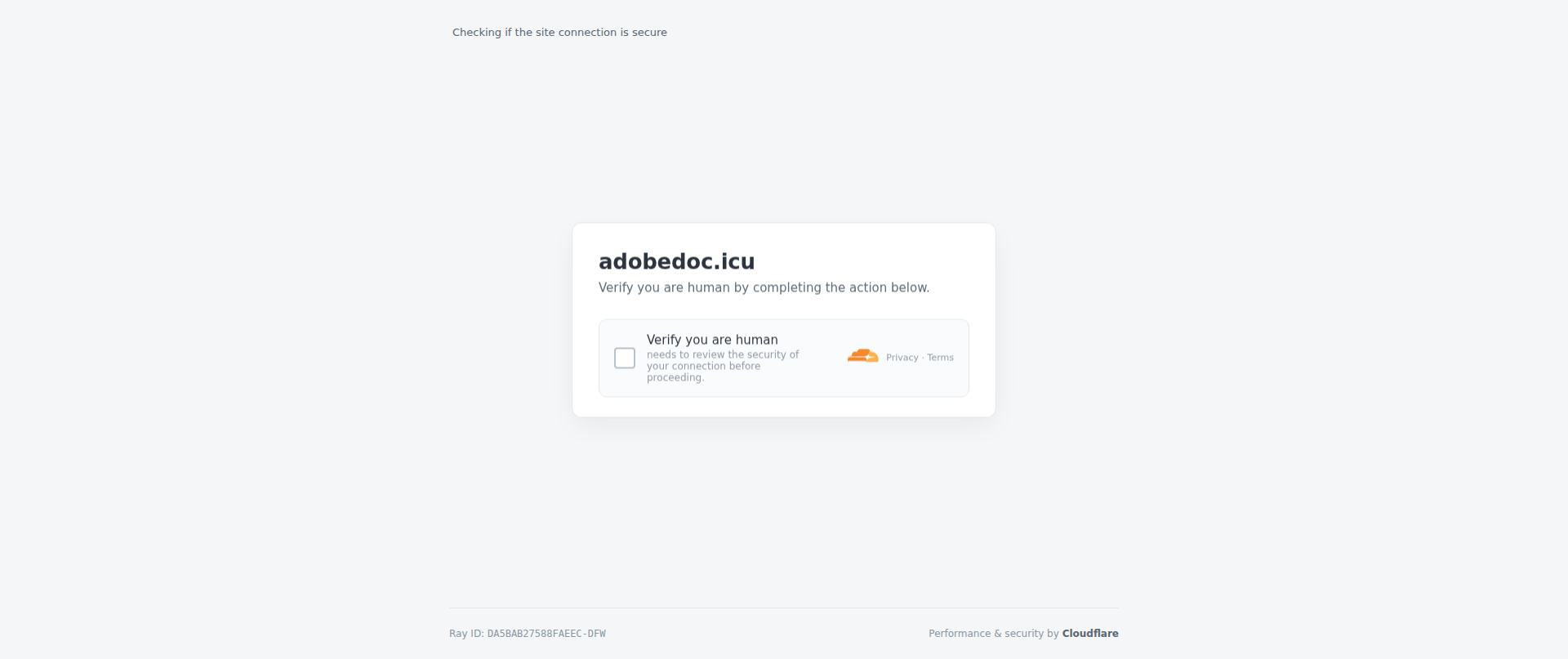 Screenshot of adobedoc.icu