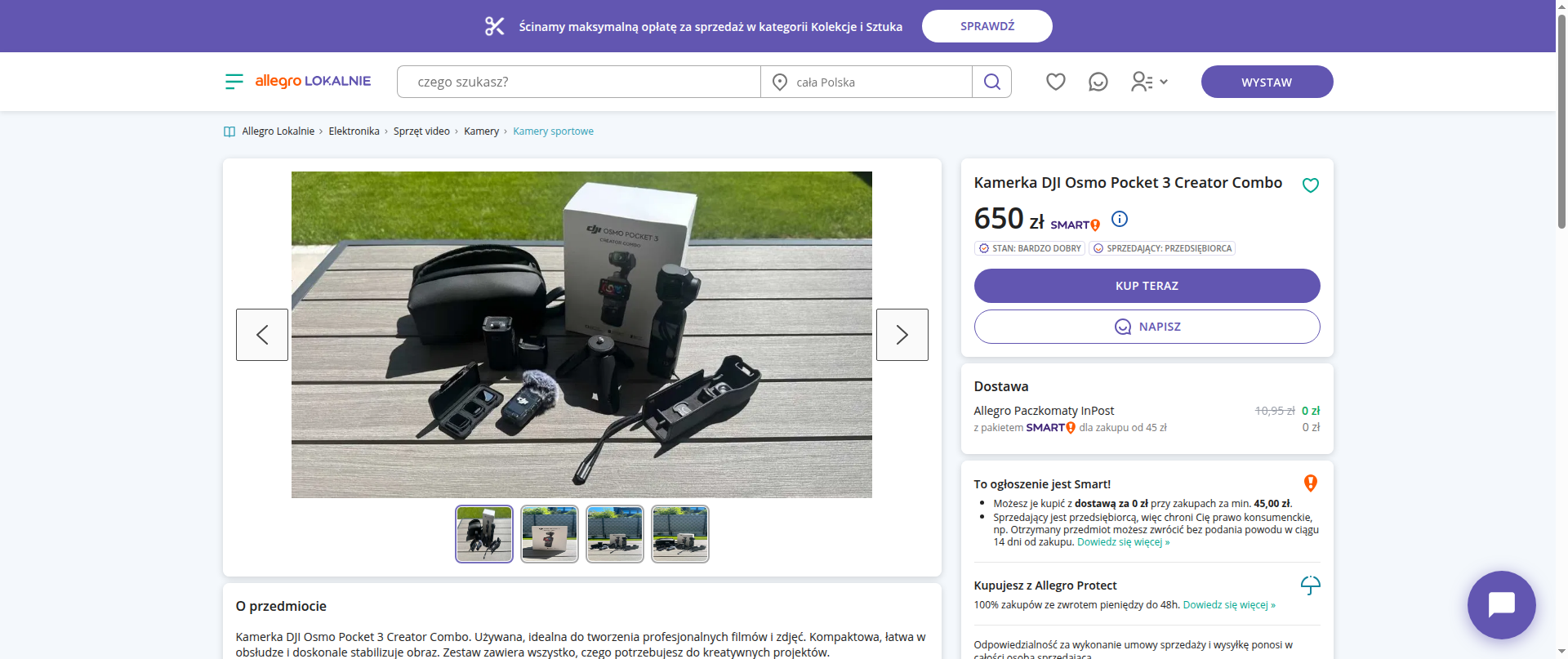 Screenshot of allegrolokalnie.8567345.lat