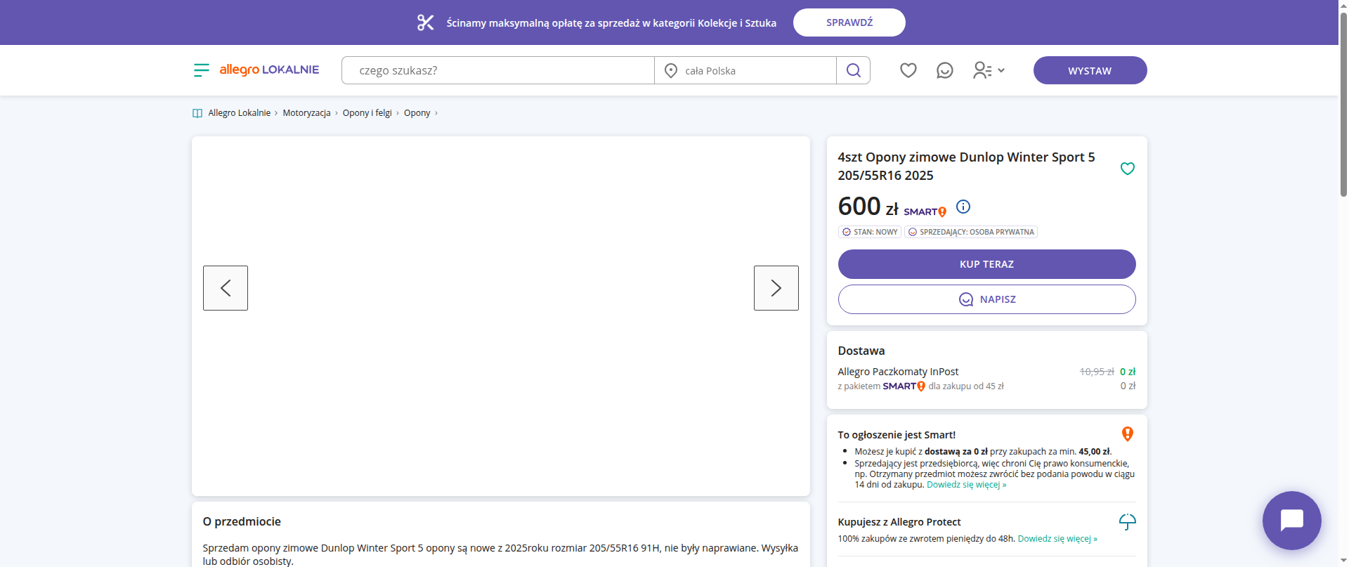 Screenshot of allegrolokalnie.id19e73jd7e9djo39e7db.sbs