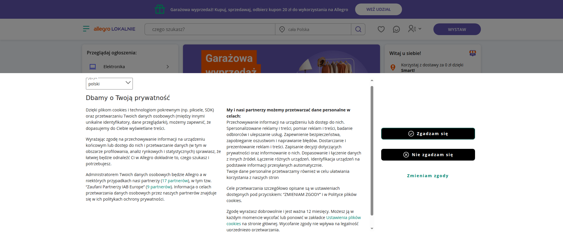 Screenshot of allegro.lokalna-oferta87453254.sbs
