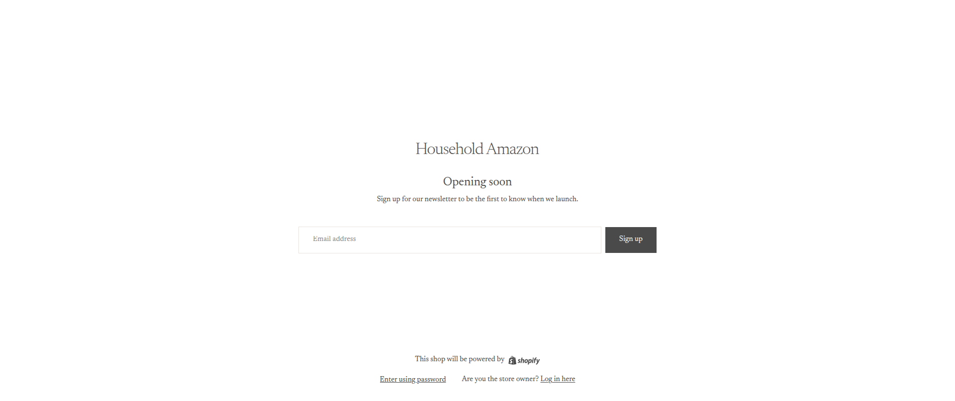 Screenshot of householdamazon.store