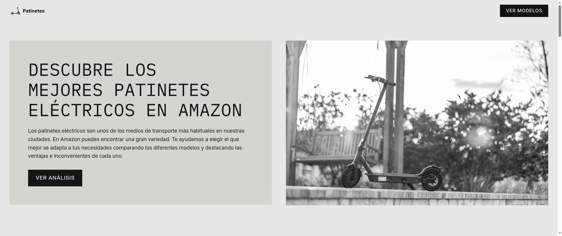 Screenshot of patinetesdeamazon.com