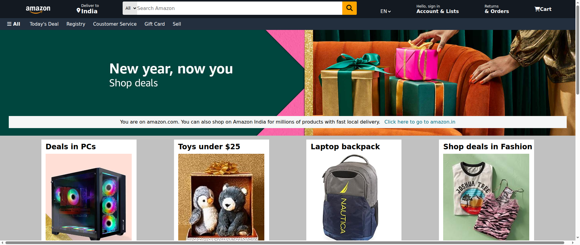 Screenshot of amazon-clone-taupe-xi.vercel.app