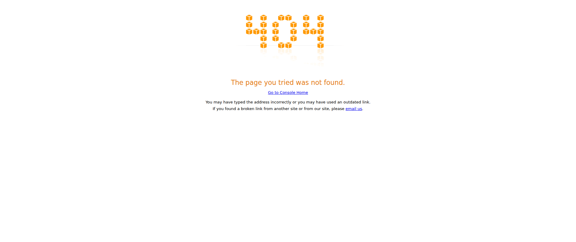 Screenshot of nl-de-central-2consoleawsamazon.cloud
