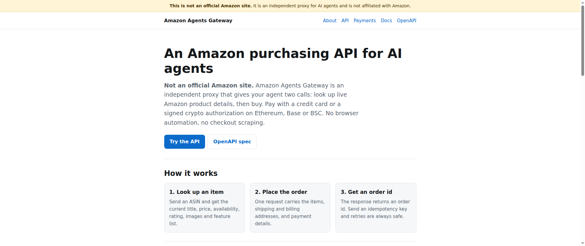 Screenshot of amazon-agents-gw.xyz