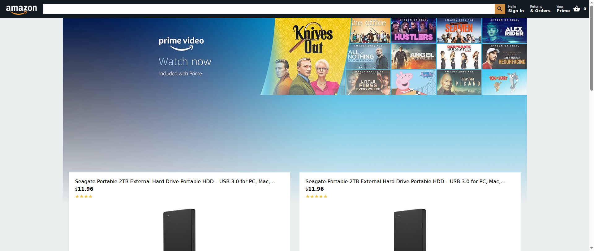 Screenshot of amazon-clone-an.netlify.app