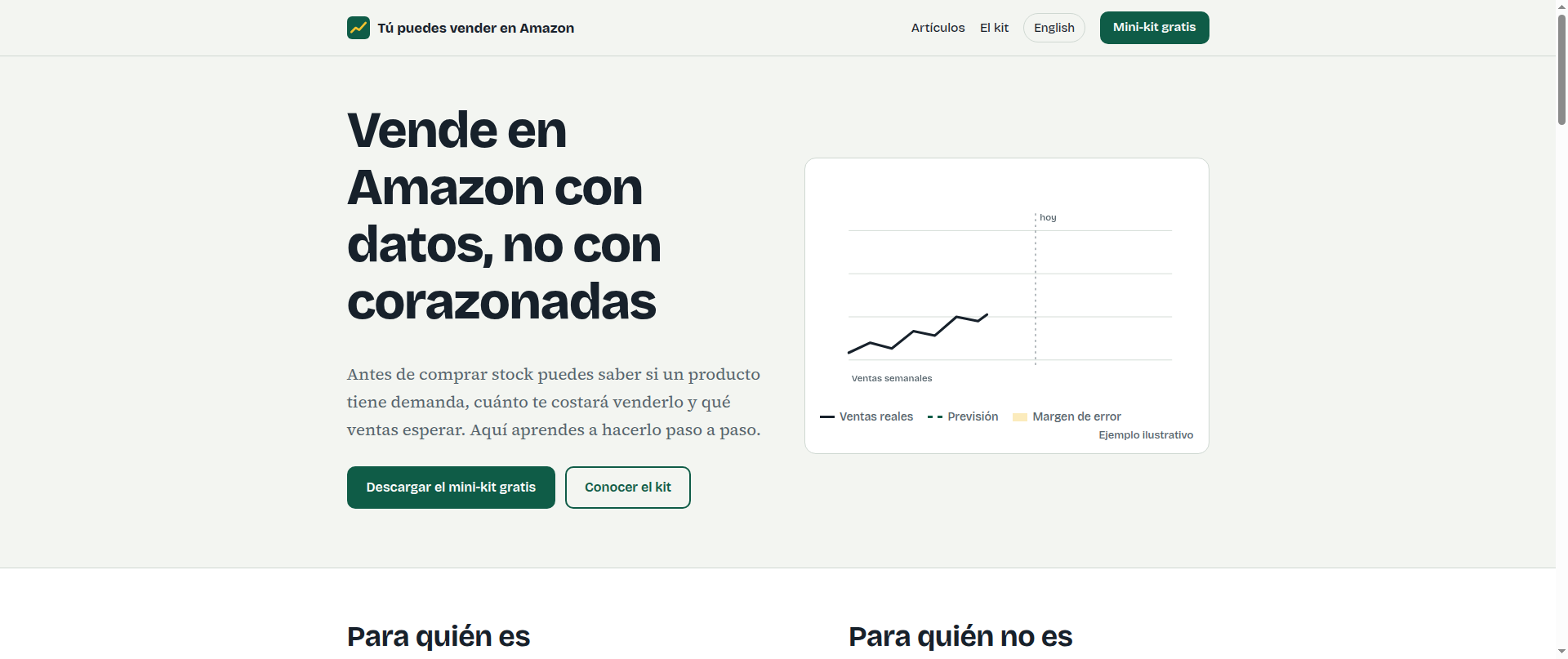 Screenshot of tupuedesvenderenamazon.blog