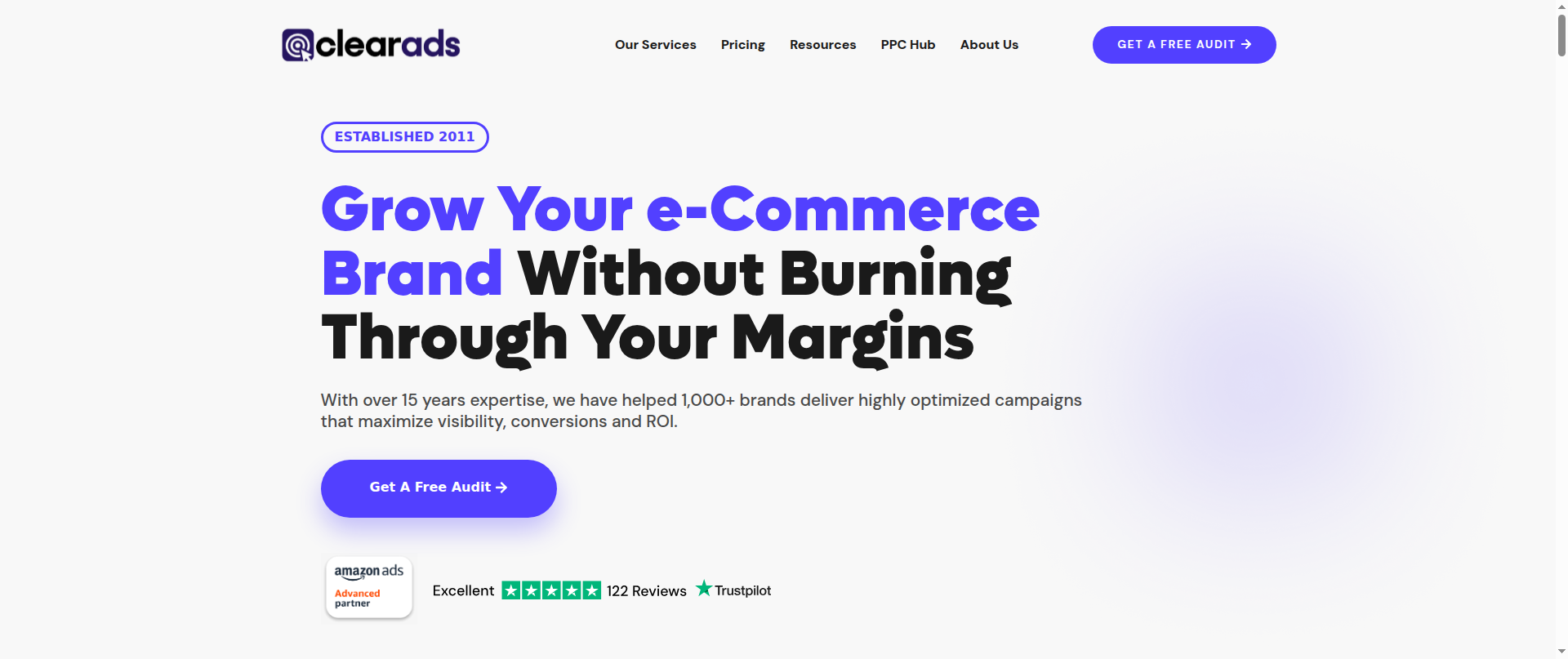 Screenshot of clearadsamazon.com