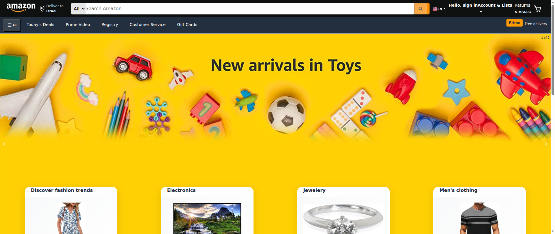 Screenshot of amazon-clone-tzewdu-581109.netlify.app