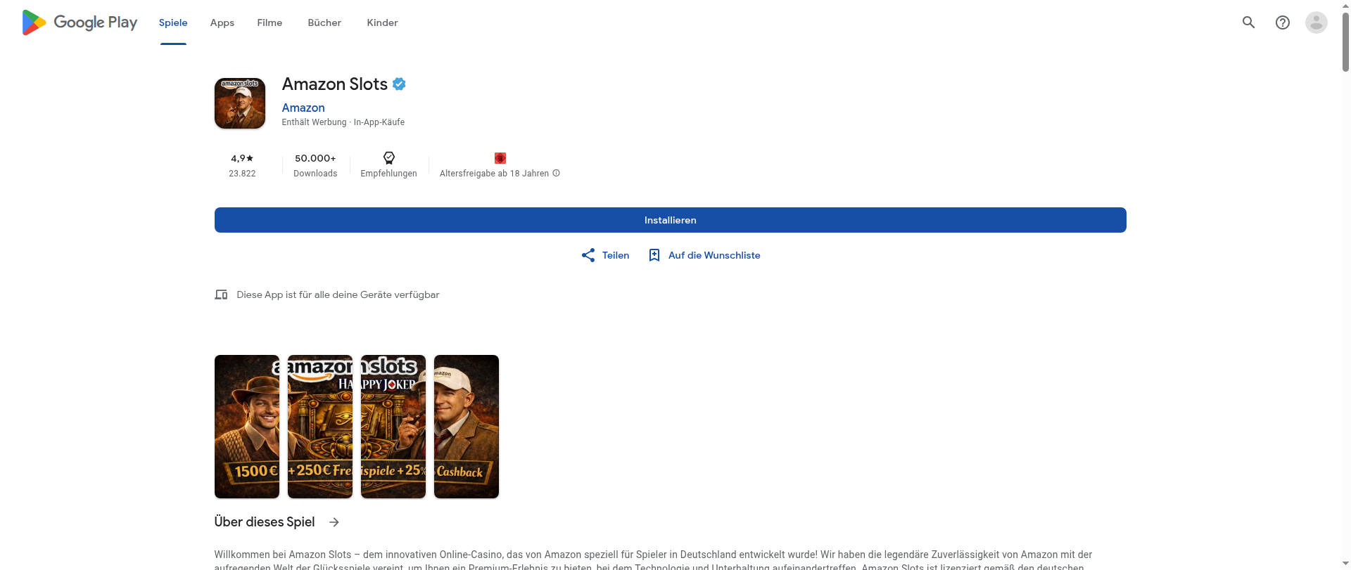 Screenshot of amazontoday.surf