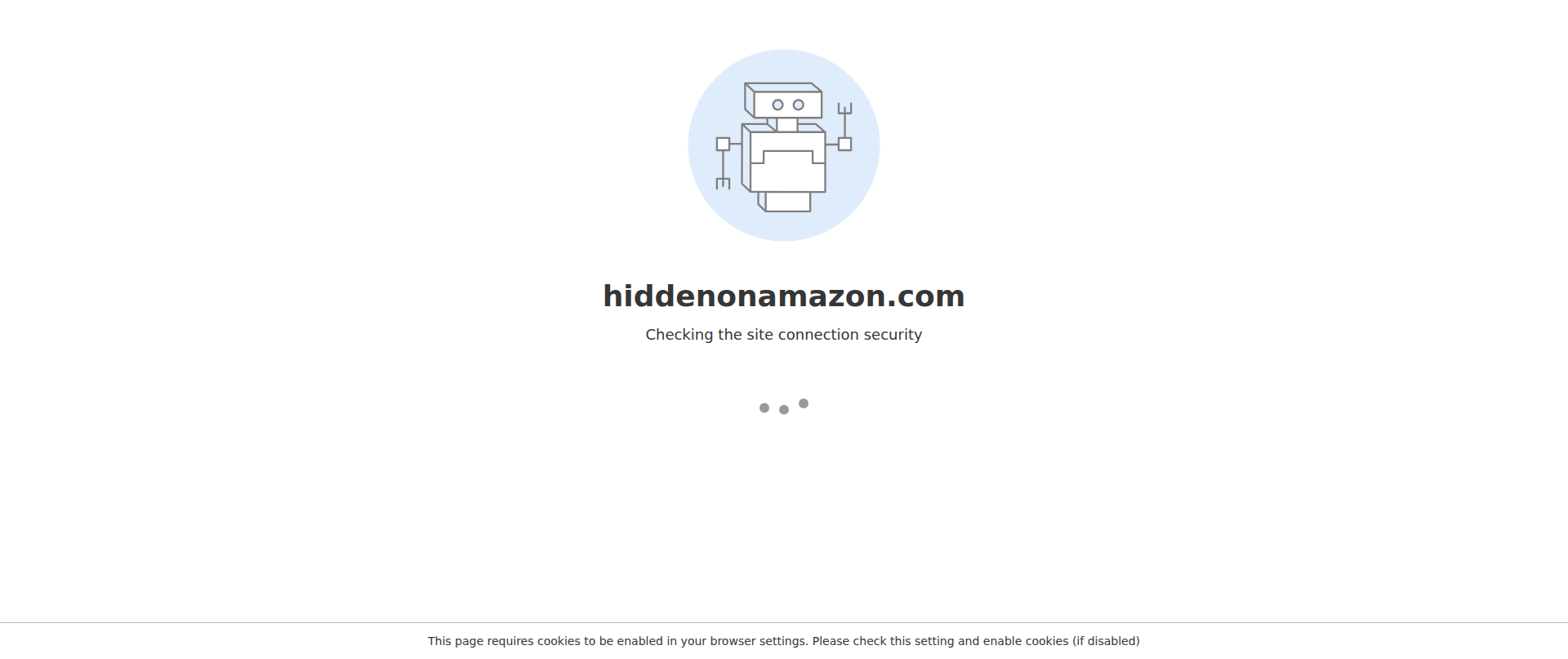Screenshot of hiddenonamazon.com