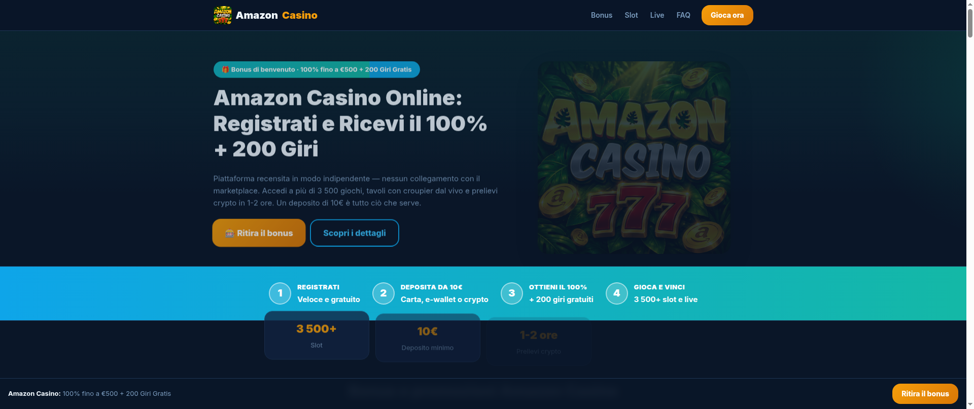 Screenshot of amazon-bonus-it.com
