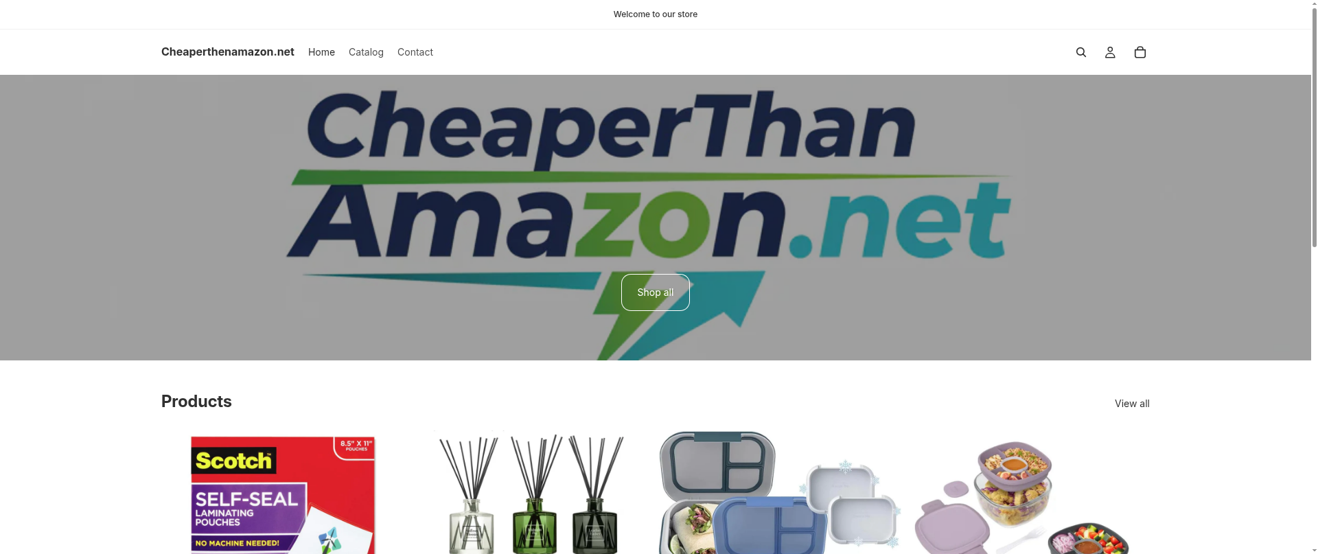Screenshot of cheaperthenamazon.net