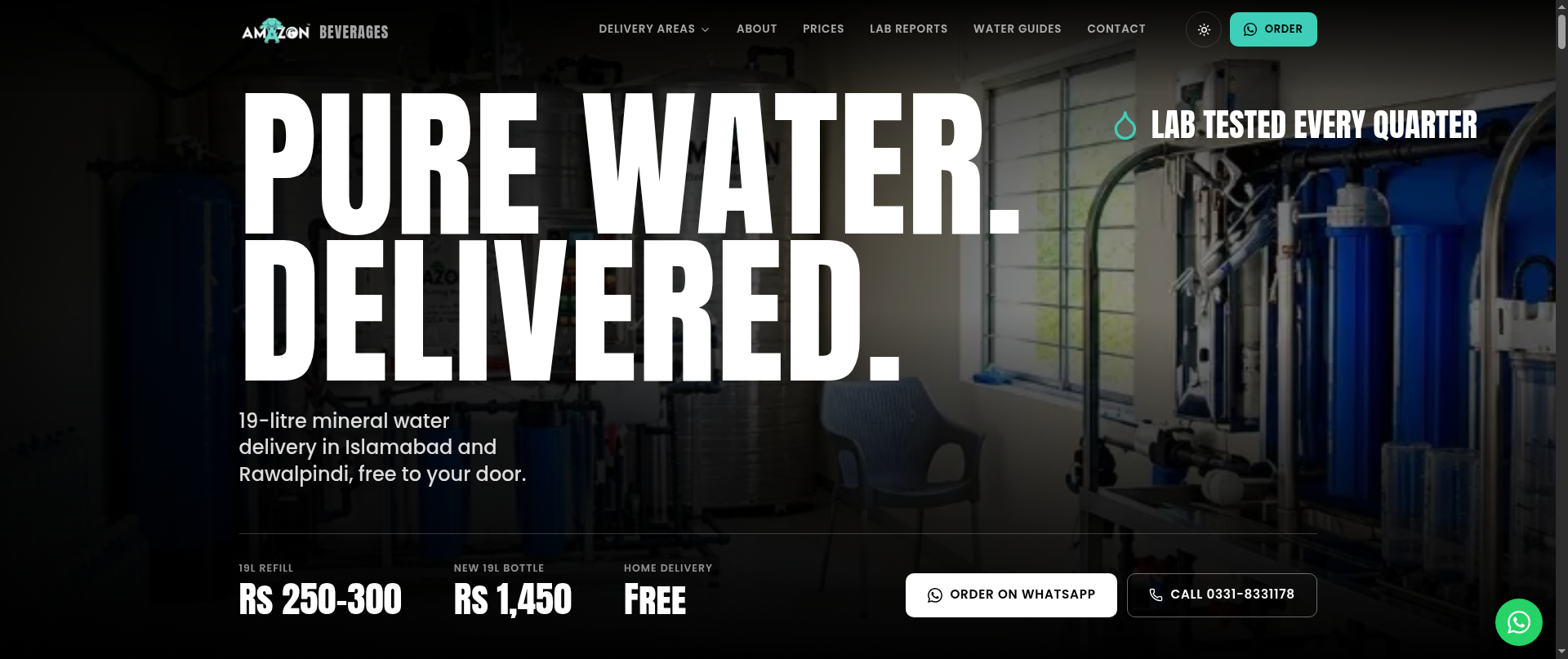 Screenshot of beveragesamazon.com