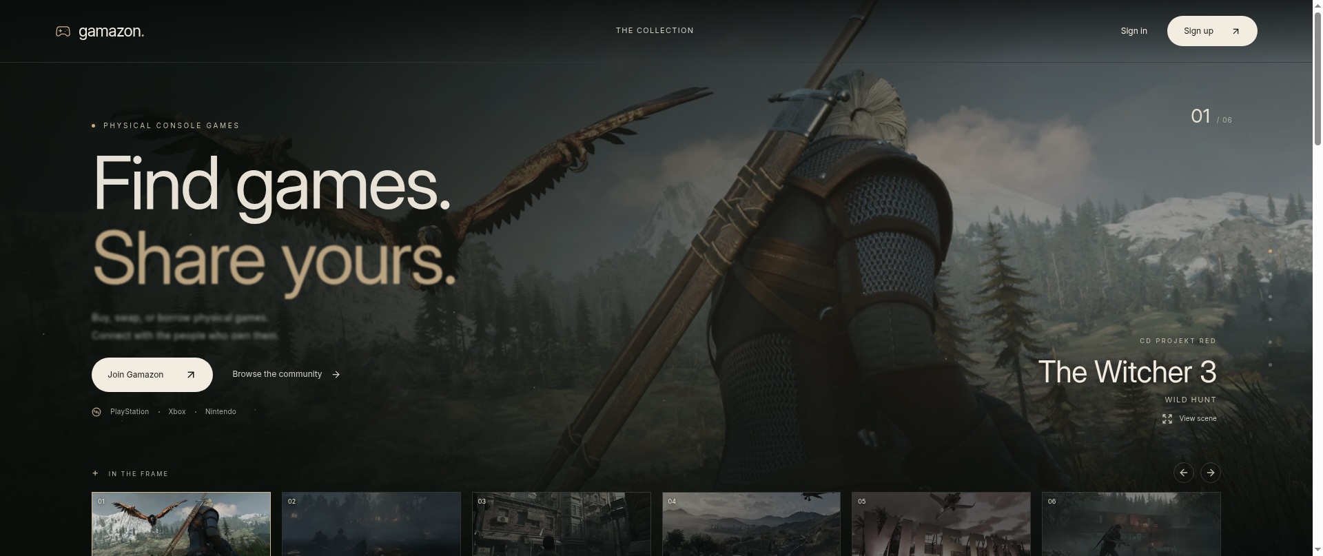 Screenshot of gamazon.store
