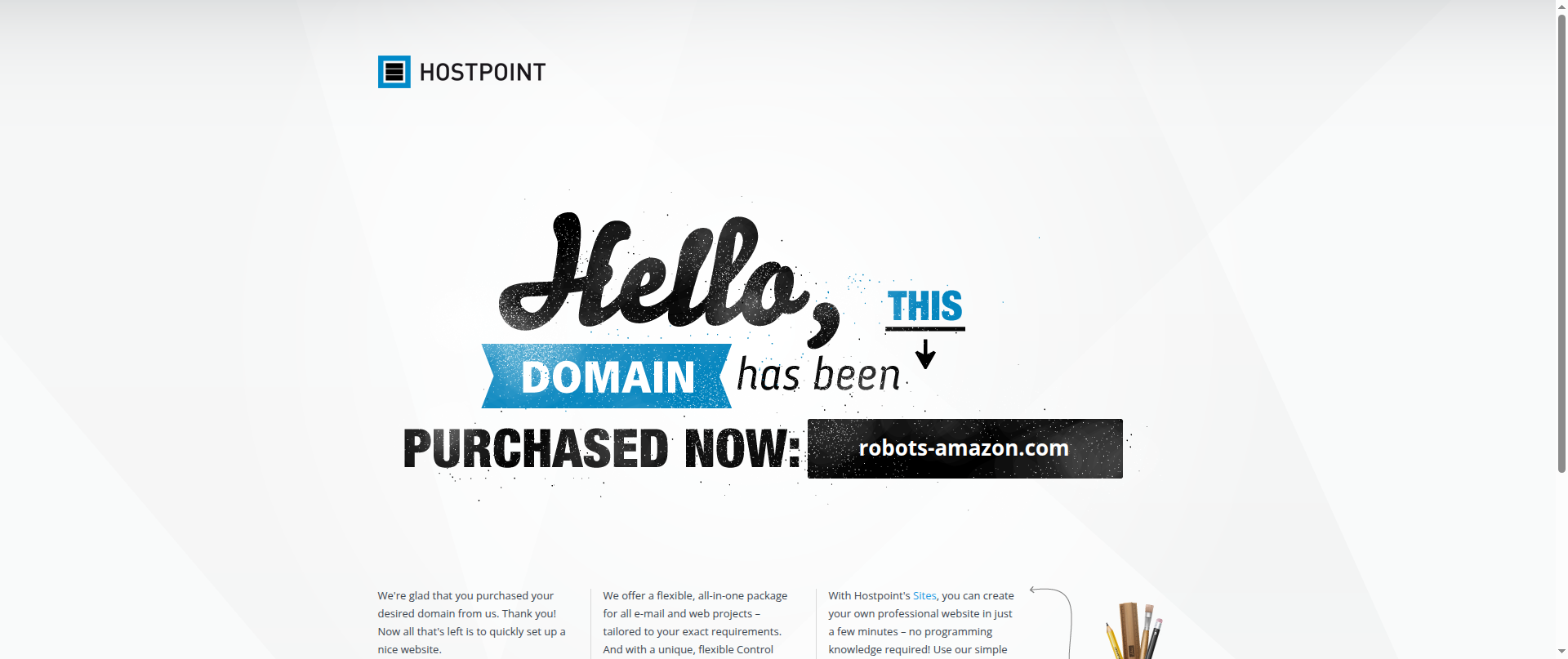 Screenshot of robots-amazon.com
