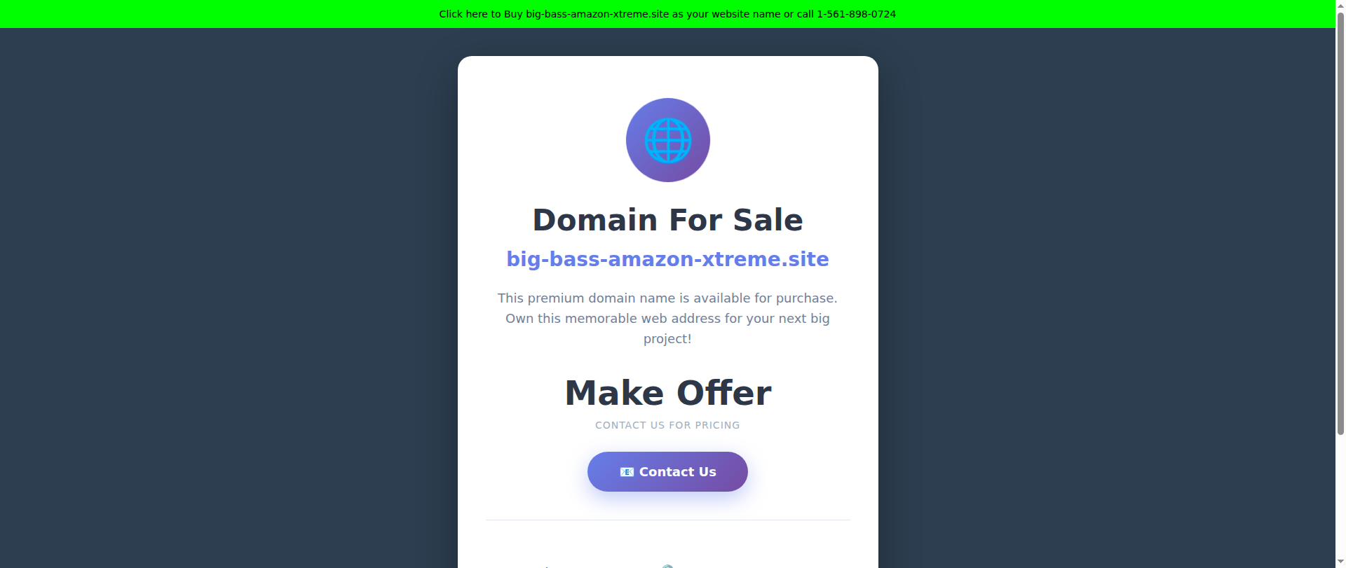 Screenshot of big-bass-amazon-xtreme.site