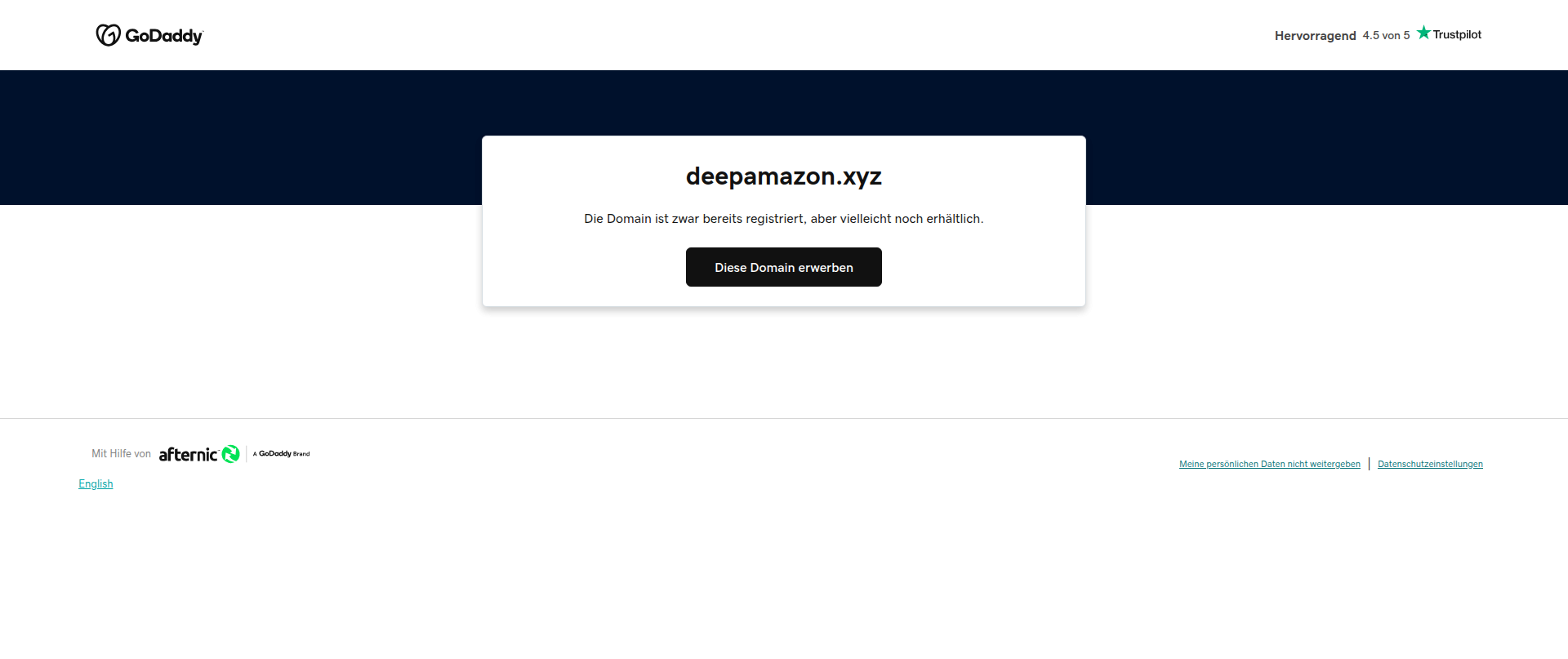 Screenshot of deepamazon.xyz