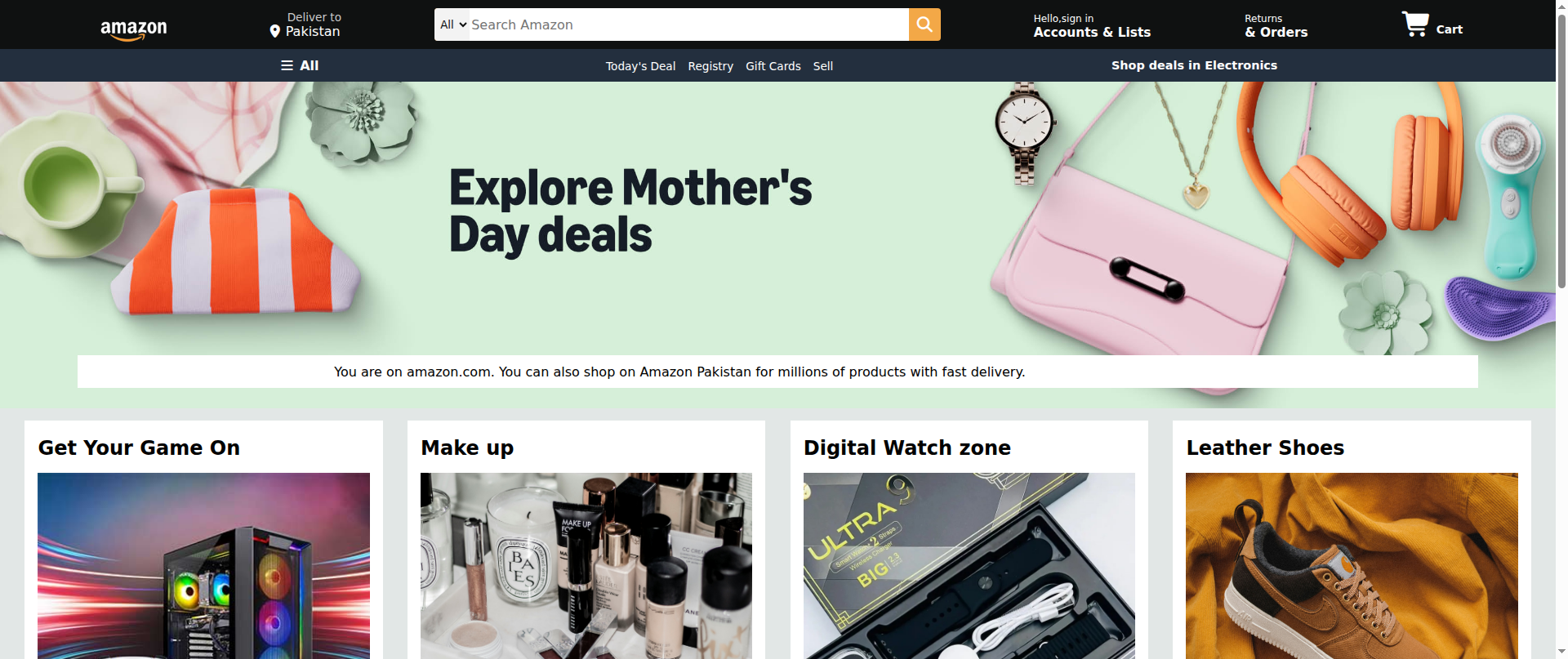 Screenshot of amazon.iqraashraf.dev