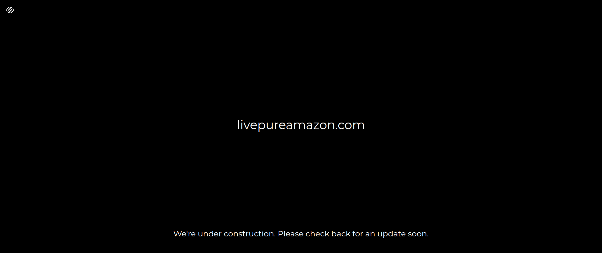 Screenshot of livepureamazon.com