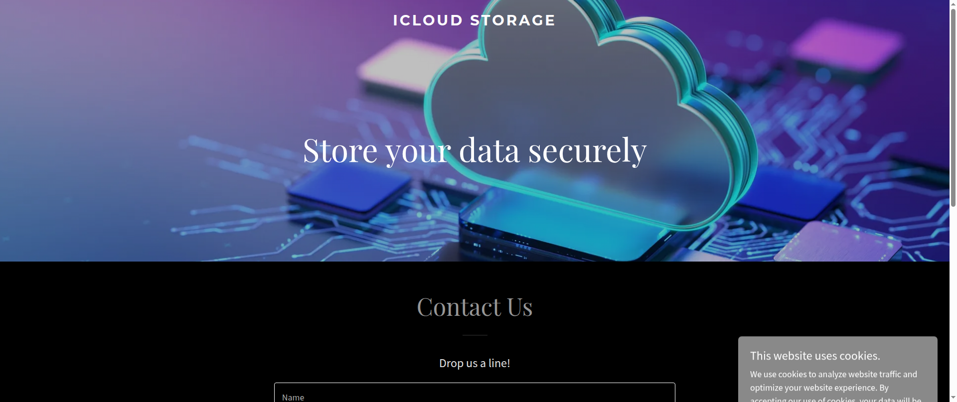 Screenshot of icloudstorage.info