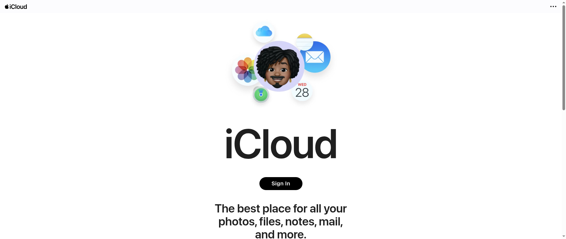 Screenshot of 40285-icloud.com