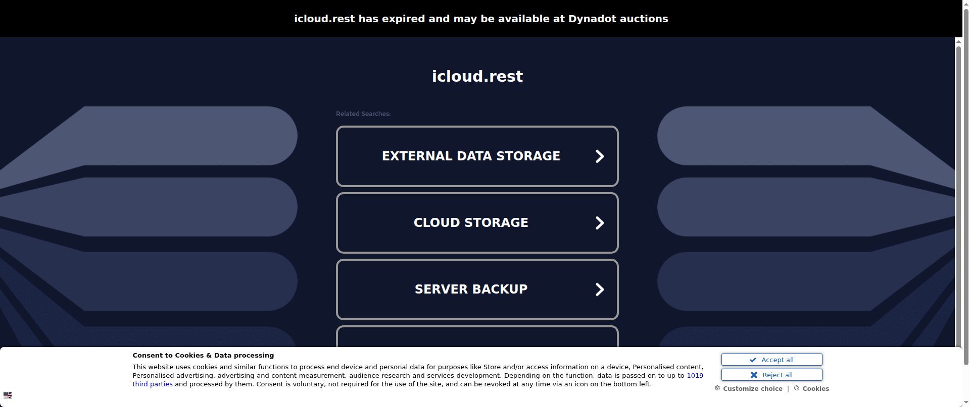 Screenshot of icloud.rest