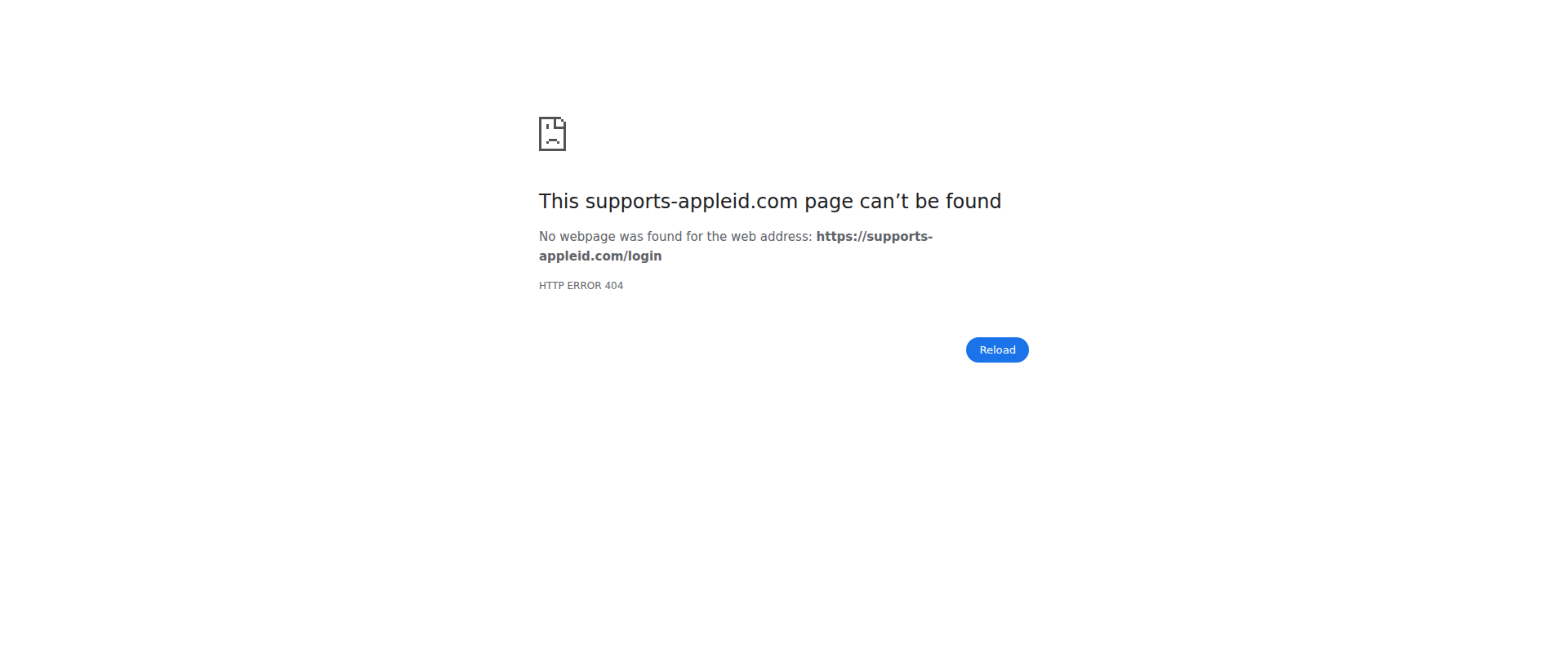 Screenshot of supports-appleid.com