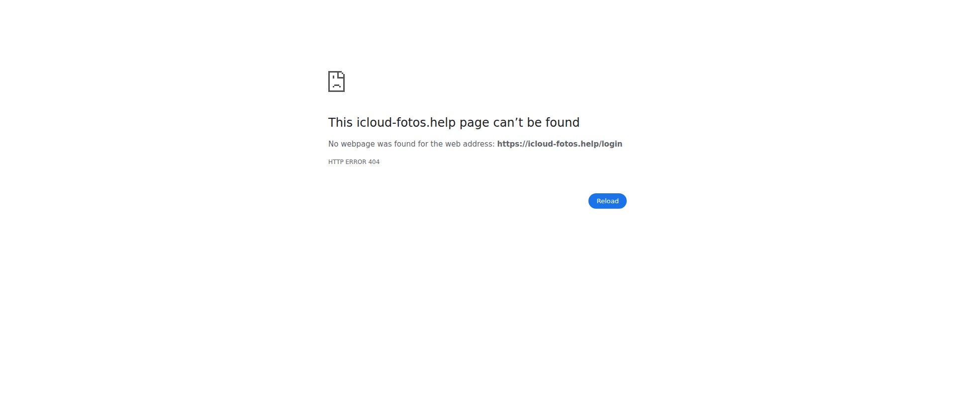 Screenshot of icloud-fotos.help