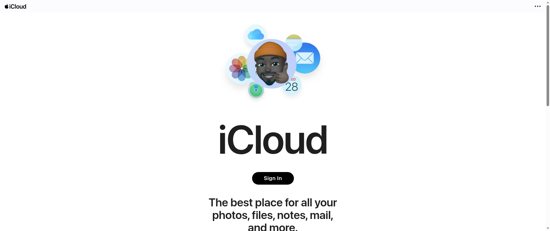 Screenshot of 839276-icloud.com