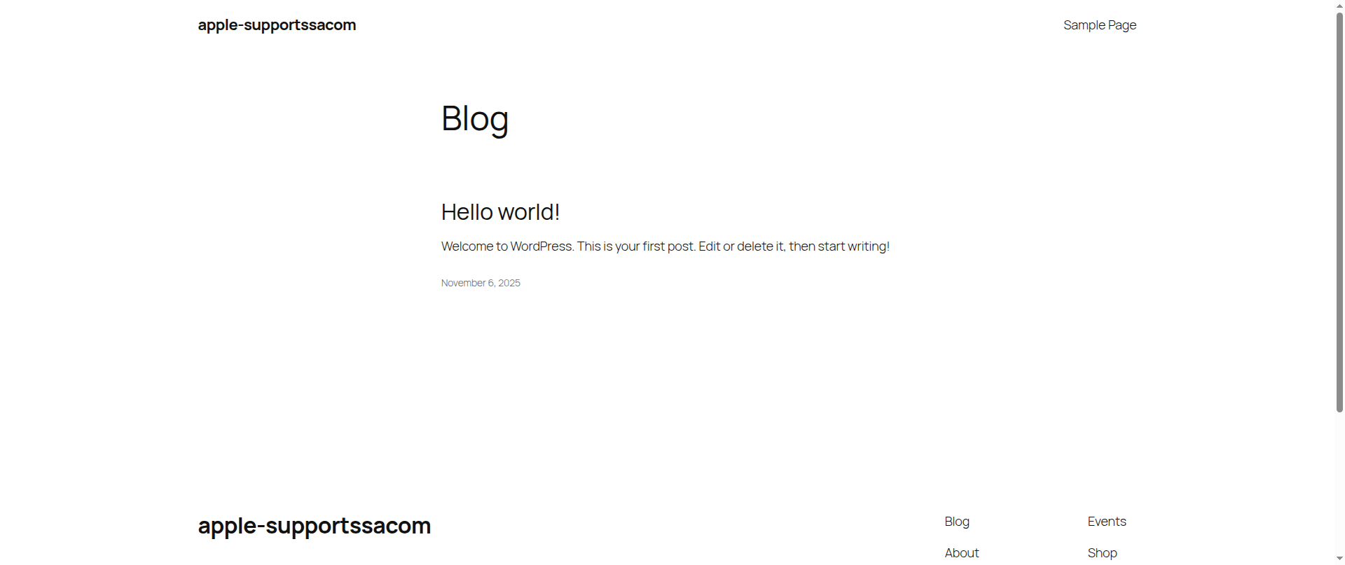 Screenshot of apple-supports.sa.com