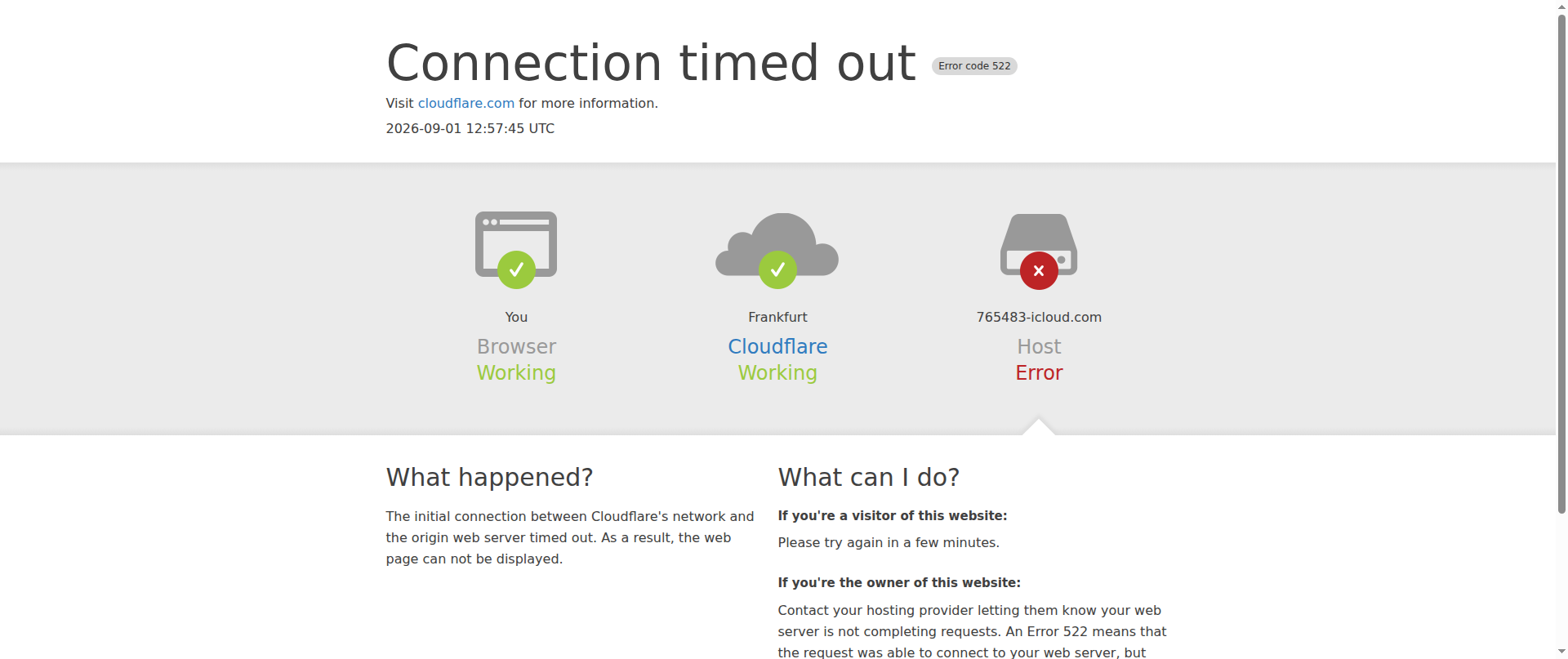 Screenshot of 765483-icloud.com