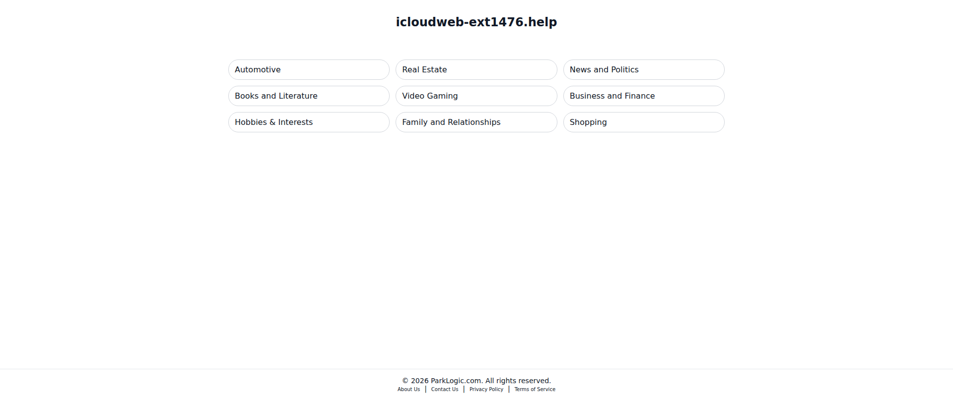 Screenshot of icloudweb-ext1476.help