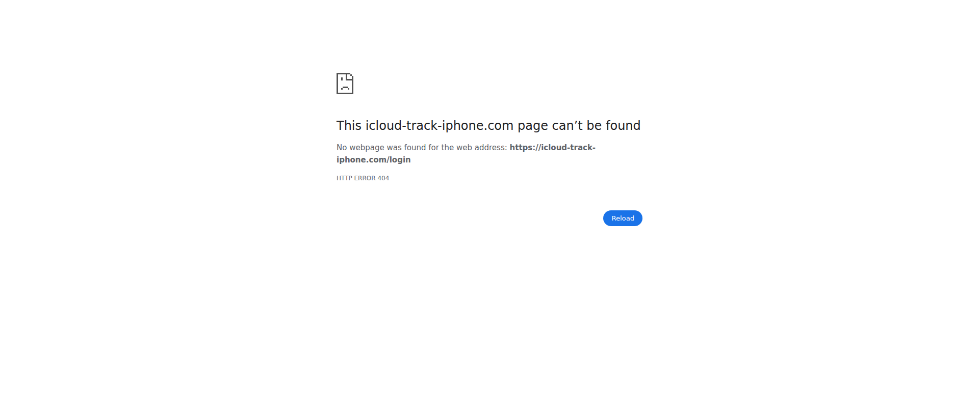 Screenshot of icloud-track-iphone.com