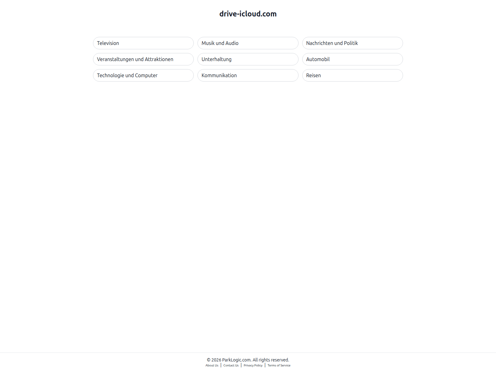 Screenshot of drive-icloud.com