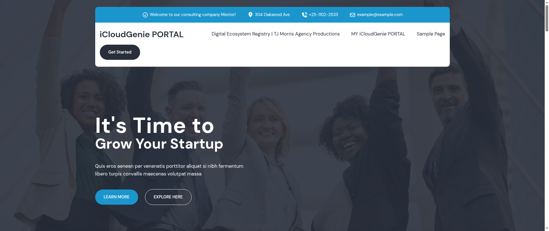 Screenshot of icloudgenie.com