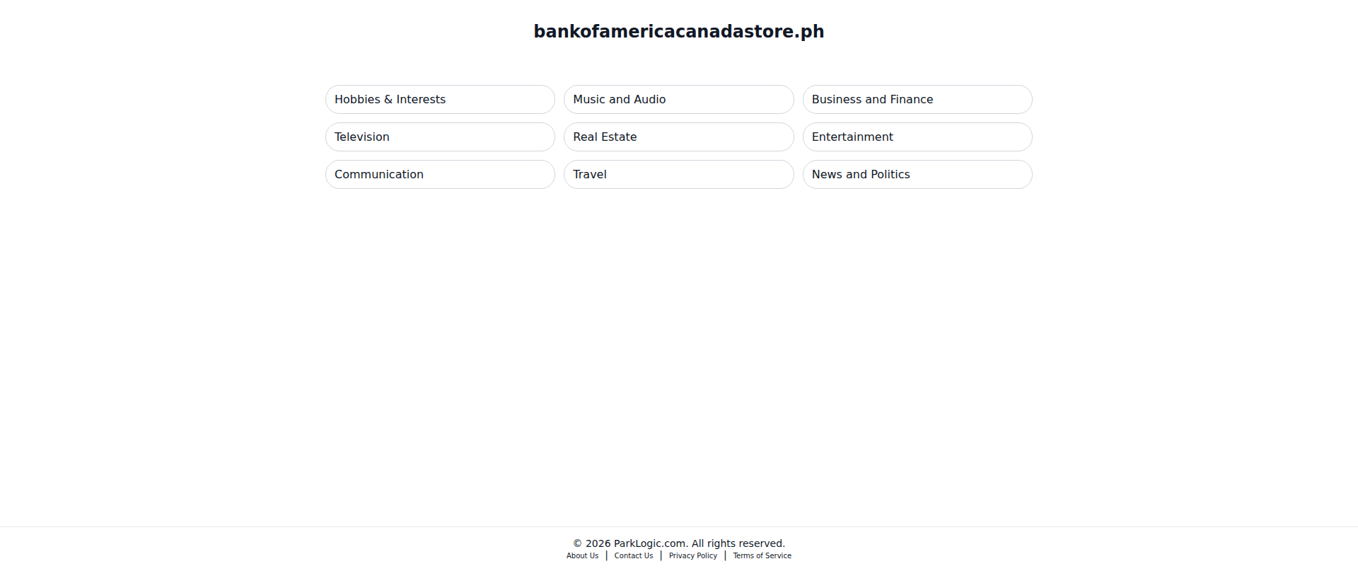 Screenshot of bankofamericacanadastore.ph