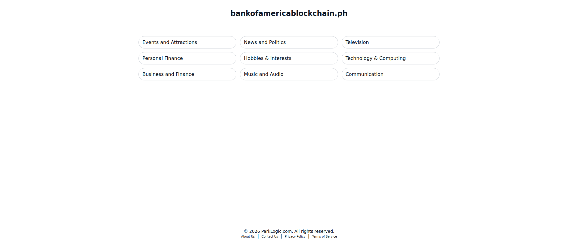 Screenshot of bankofamericablockchain.ph