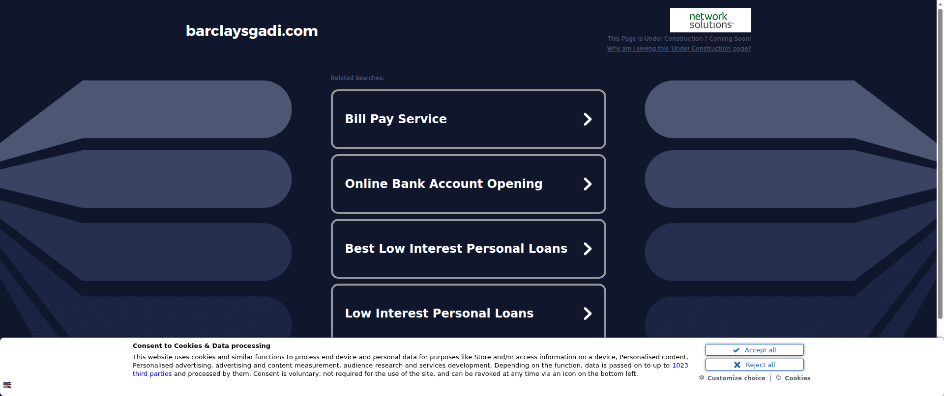 Screenshot of barclaysgadi.com