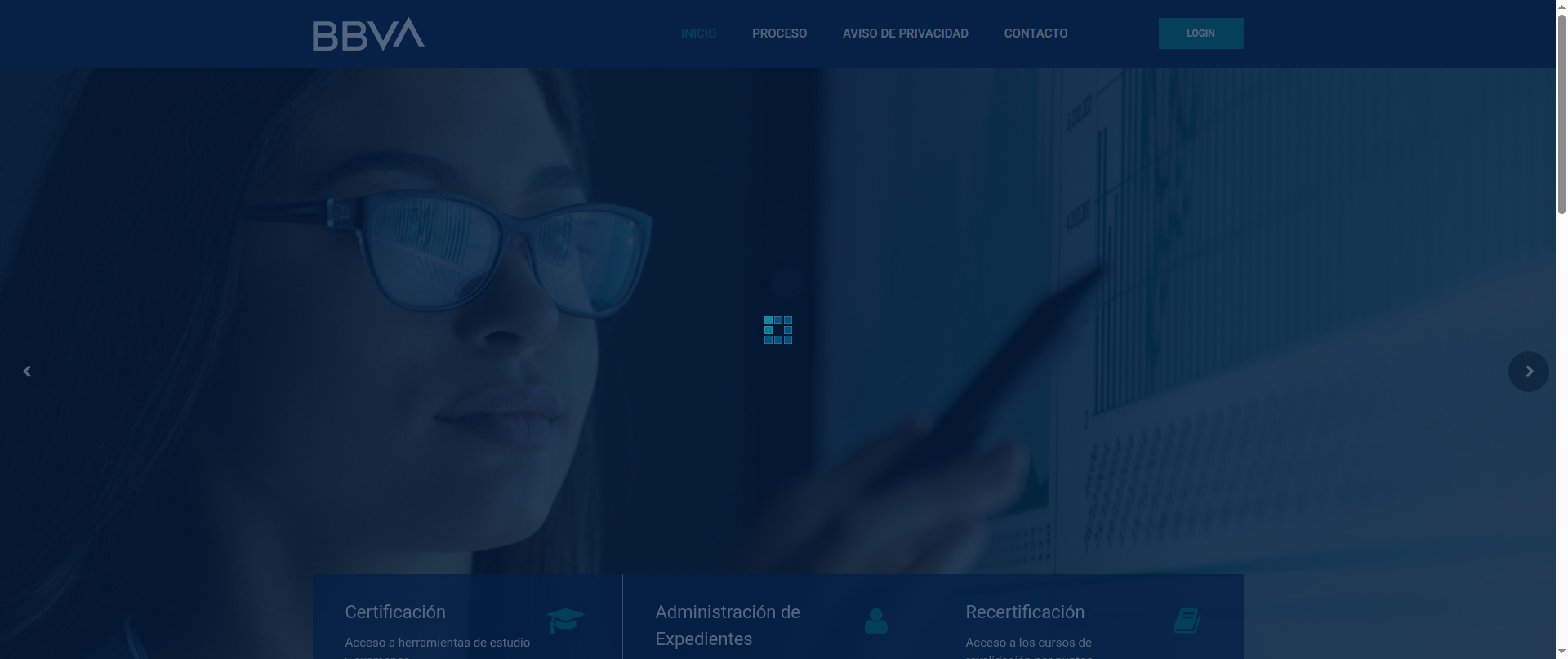 Screenshot of bbva-app-1-c6c6bqhhg7dqh0a9.mexicocentral-01.azurewebsites.net