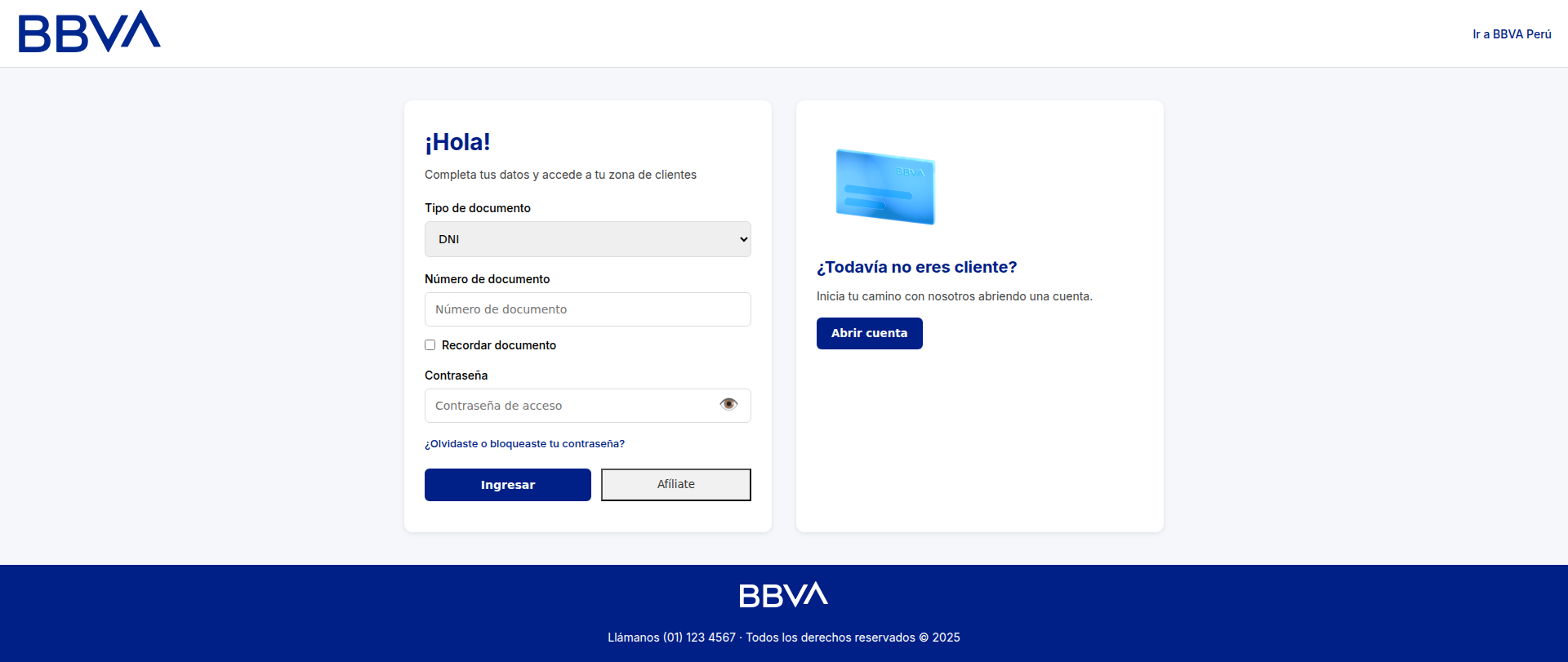 Screenshot of bbvaiasolicitudes.click