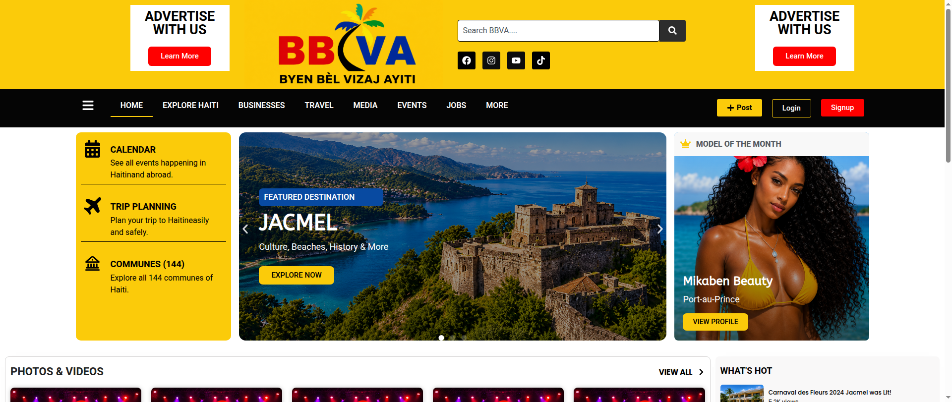 Screenshot of bbvahaiti.com