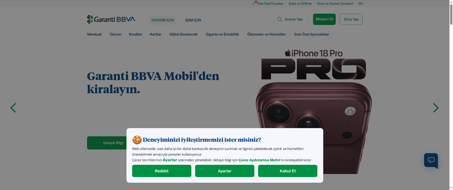 Screenshot of bbvafaizsizler.com