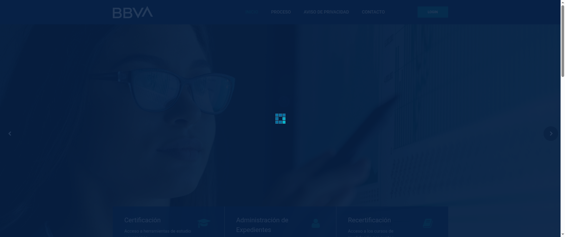 Screenshot of bbva-app-1-c6c6bqhhg7dqh0a9.mexicocentral-01.azurewebsites.net