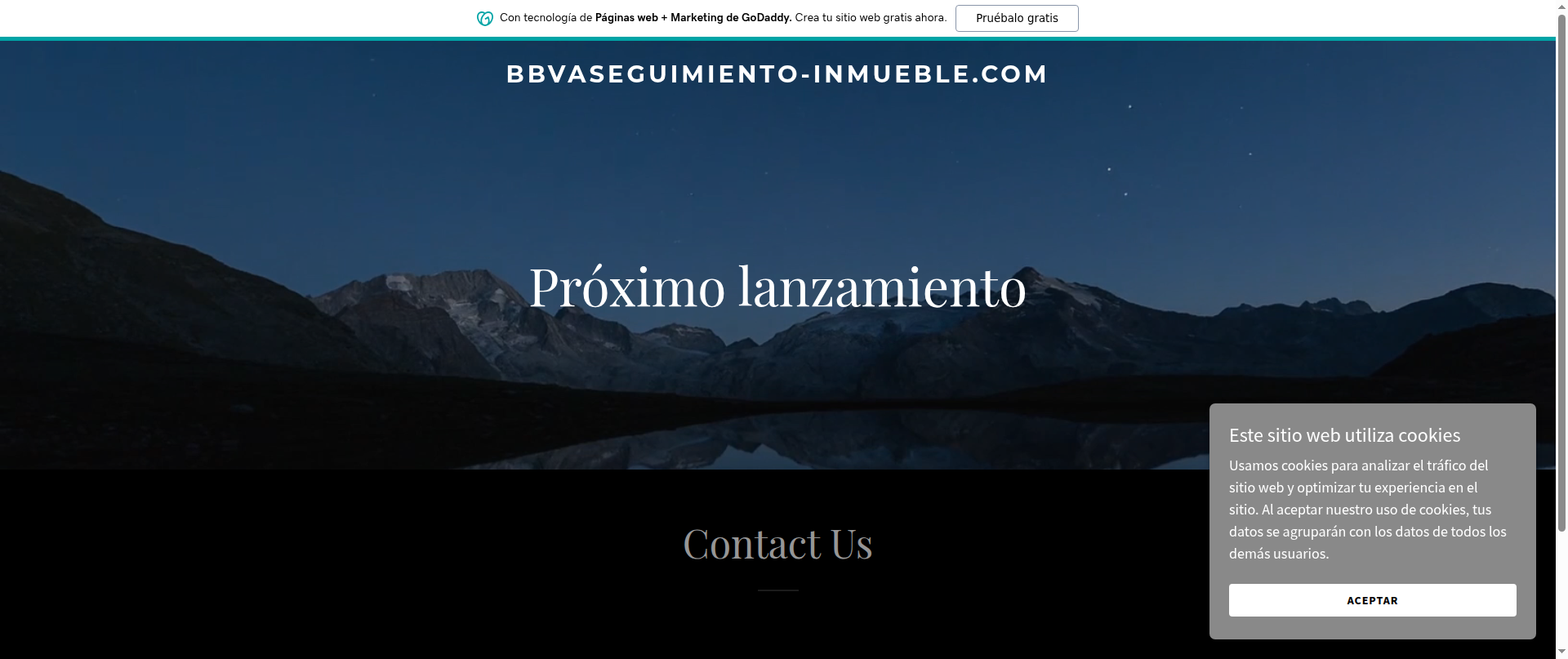 Screenshot of bbvaseguimiento-inmueble.com