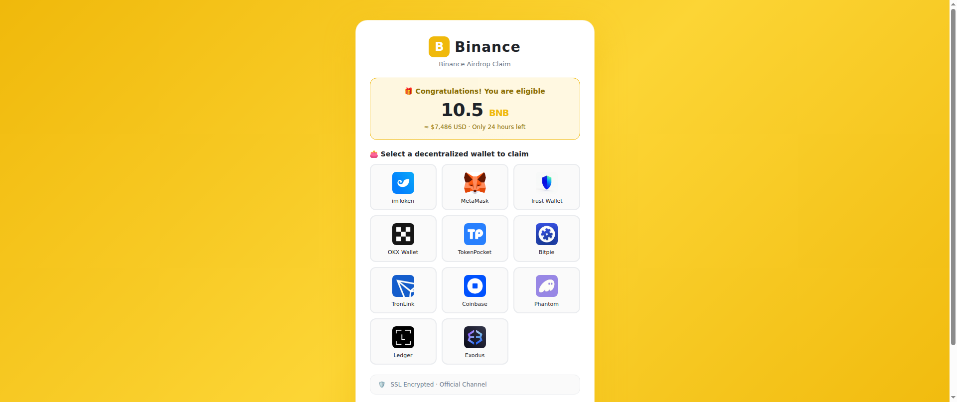 Screenshot of binance-hk.shop