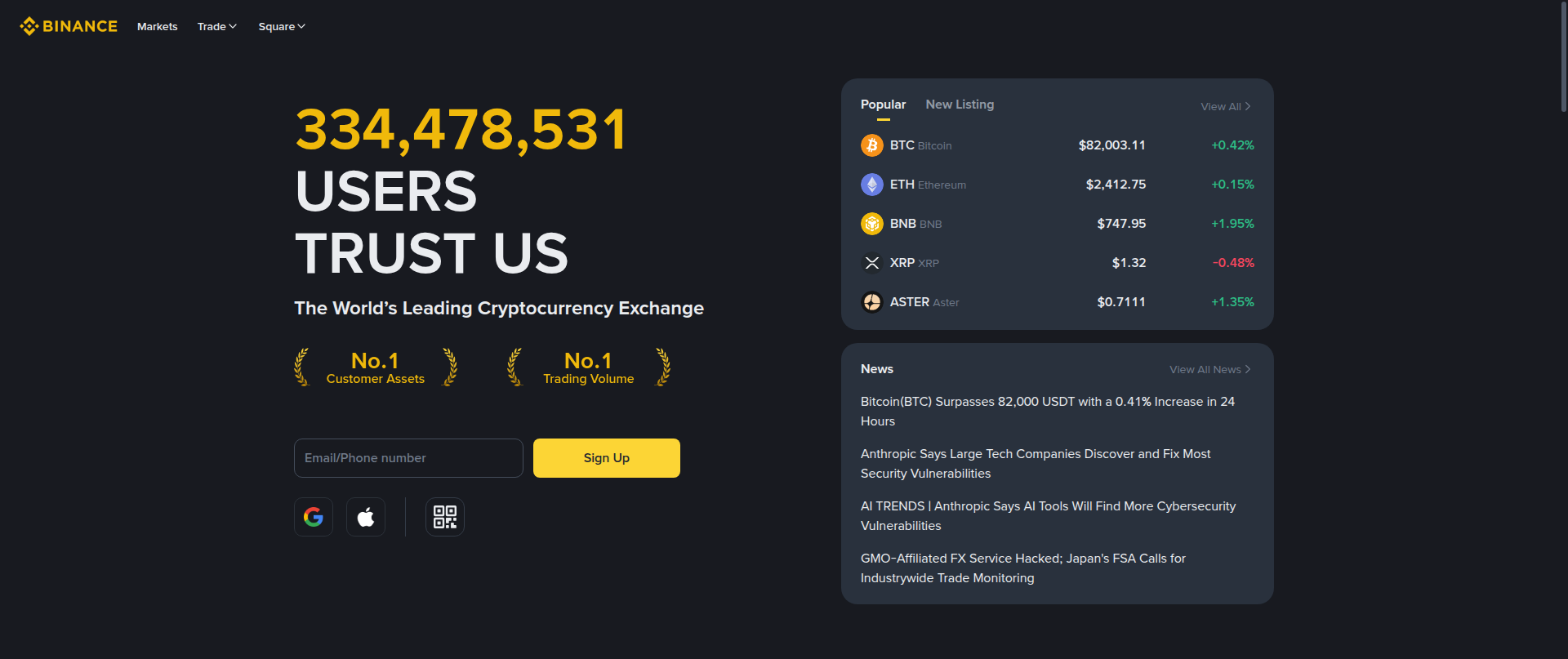 Screenshot of binancekycvn.com