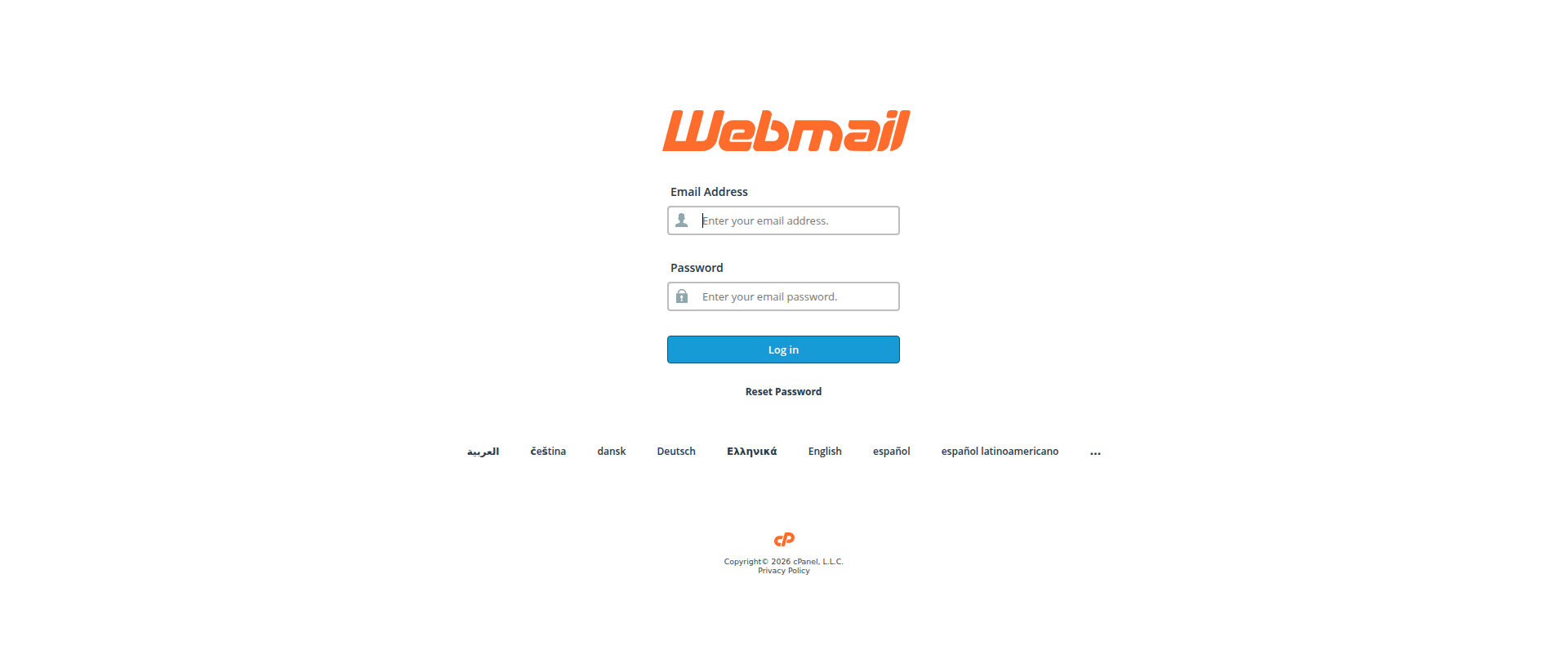 Screenshot of webmail.binance-mail.click